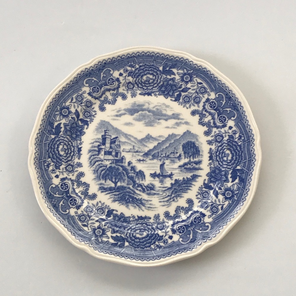 Villeroy & Boch Burgenland Blue White Plate